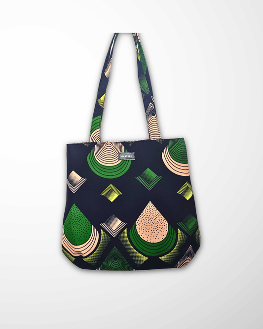 The African Print U Tote